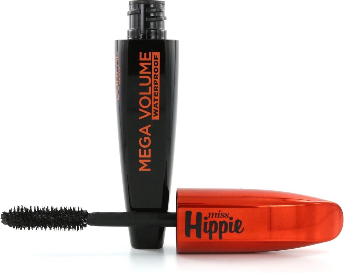 L'Oréal Mega Volume Miss Hippie Waterproof Mascara - Black | bol.com