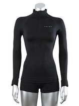 Falke Skiing Athletic Longsleeve Zip  Sportshirt - Maat L  - Vrouwen - zwart