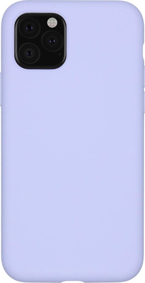 Accezz Hoesje Geschikt voor iPhone 11 Pro Hoesje Siliconen - Accezz Liquid Silicone Backcover - Paars