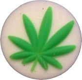 22 mm Double-flared Plug weed blad wit silicone ©LMPiercings