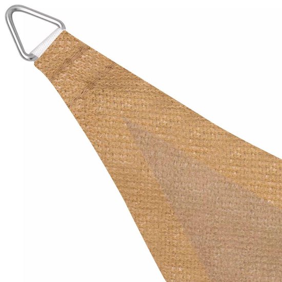 vidaXL Pare-soleil HDPE triangulaire 3,6x3,6x3,6 m beige