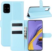 Book Case - Samsung Galaxy A51 Hoesje - Lichtblauw