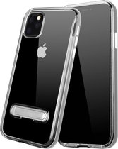 Kickstand hoesje voor Apple iPhone 11 Pro Transparant Zilver