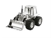 Zilverstad - Tirelire Tracteur argenté