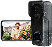 AFINTEK Smart Life Video deurbel 1080p Full HD met intercomfunctie | inclusief Gong | Waterproof