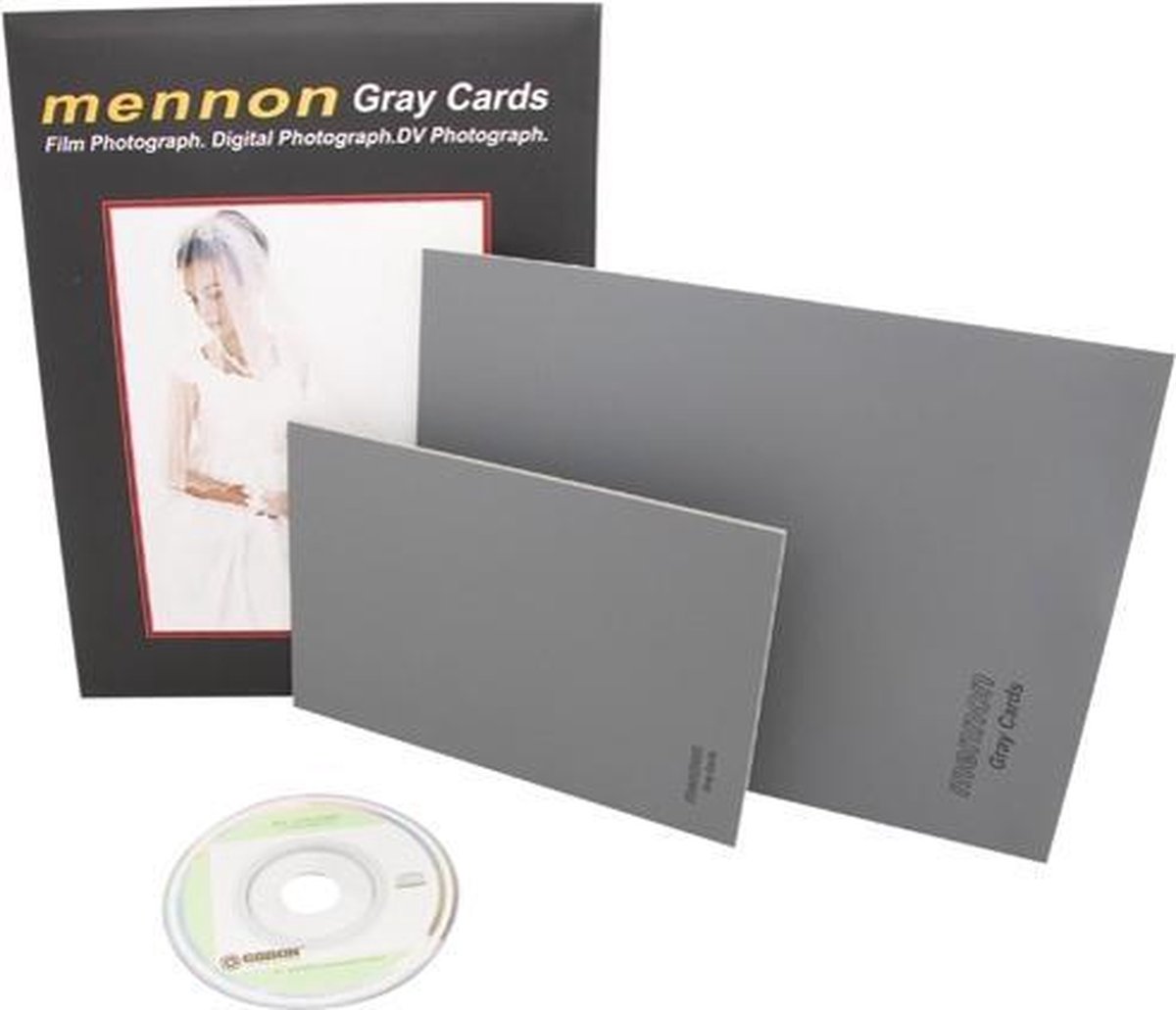 Falcon Eyes Grijskaarten 1x A5, 1x 10x15 + Instructie CD