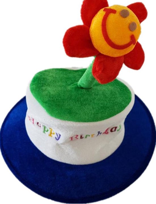 Cadeau D Anniversaire Chapeau Avec Fleur Joyeux Anniversaire Bol Com
