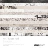 Scrapbook papier - Kaisercraft paper pad 16,5x16,5cm Christmas edition - 1 stuk
