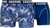 Zaccini - 2-Pack Boxershorts - Koi - Blue Combi