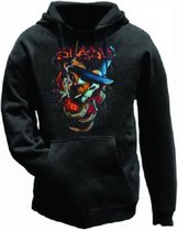 Slash Hoodie/trui -M- Smoker Zwart