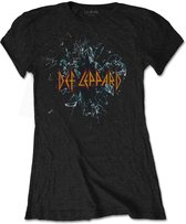 Def Leppard Dames Tshirt -2XL- Shatter Zwart