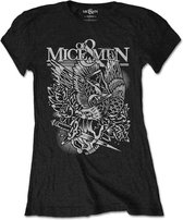 Of Mice & Men Dames Tshirt -M- Eagle Zwart