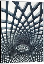 Dibond –Abstracte Figuren– 60x90cm Foto op Aluminium (Wanddecoratie van metaal)