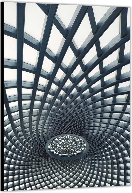 Dibond –Abstracte Figuren– 60x90cm Foto op Aluminium (Wanddecoratie van  metaal) | bol.com