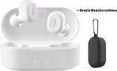 QCY T2C GS2 (2e gen) - TWS True Wireless Stereo - Draadloze Oordopjes - BT Oortelefoon - Bluetooth 5.0 - Microfoon - In-Ear Oortjes - Gratis Beschermhoes - Wit