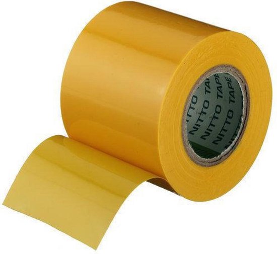 Plakband Nitto Tape, 50 mm x 10 mtr, geel - 8 rollen | bol.com