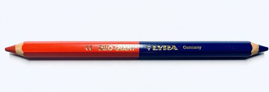 Demon Moskee Schurend Lyra timmermanspotlood blauw/rood 2.5mm - 72 stuks | bol.com