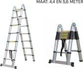 Herzberg Telescopische Ladder Dubbel 4,40 Meter