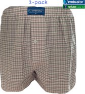 Embrator 2-pack mannen Boxershort geweven katoen lila maat 3XL