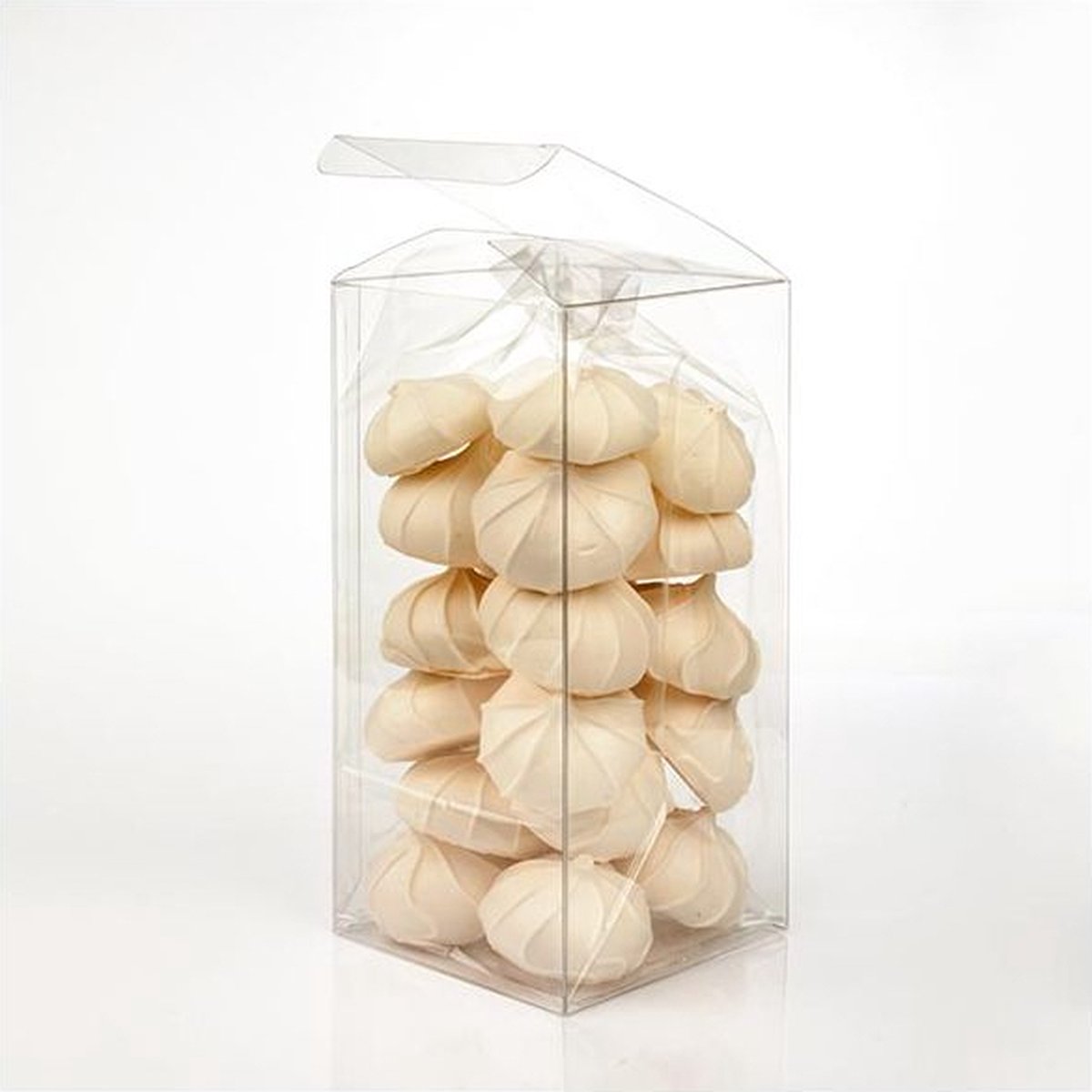 Plastic Doosjes 10,2x10,2x20,3cm Kristalhelder (25 stuks) | transparante doosjes | doorzichtige doosjes