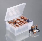 Ruco Batterij opbergbox - Transparant - Sorteervakken