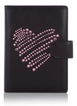 Succes Organizer Junior 15 mm Swarovski Amore Black/Pink