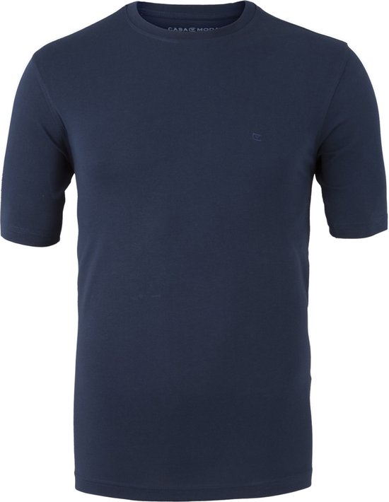 T-shirt Casa Moda - Col O - bleu marine - Taille S