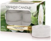 Yankee Candle - Camellia Blossom Candle ( kamélie ) - Aromatické čajové svíčky ( 12 ks ) (U)