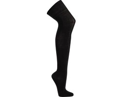 Topsocks overknee sokken kleur: zwart maat: 36-42