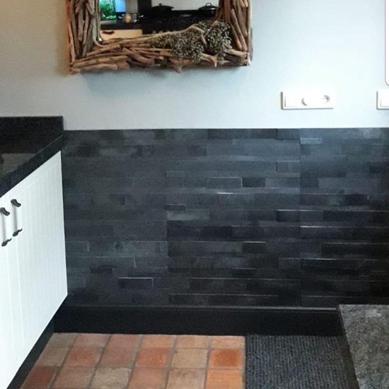 COMSTICKC 3D wandpanelen zelfklevend Baksteen, Bruin Baksteen Wandpaneel, 10 stuks 30x30 cm, 3D PVC zelfklevende wandtegels voor woonkamer, keuken, wanddecoratie, waterdicht