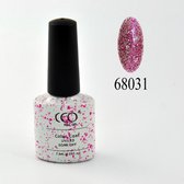 CCO Shellac-Xoxo 68031-Bomvol knal Roze kleine glitters-Gel Nagellak