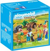 Bol.com PLAYMOBIL Country Kinderen met kleine dieren - 70137 aanbieding