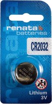 1 Stuk - Renata CR2032 3V Lithium batterij