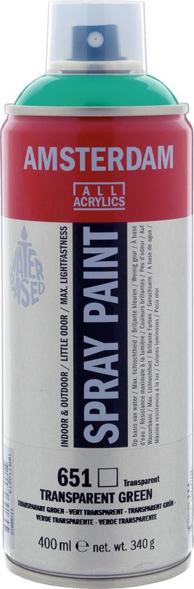 Spraypaint - 651 Transparantgroen - Amsterdam - 400 ml