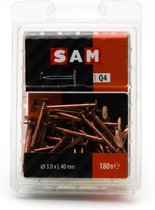 SAM Schalienagel 3x40mm, ca180 gram 818084 Q4