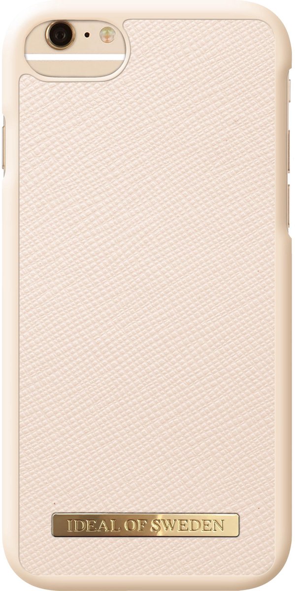 iDeal of Sweden Fashion Case Saffiano voor iPhone 8/7/6/6s/SE Beige