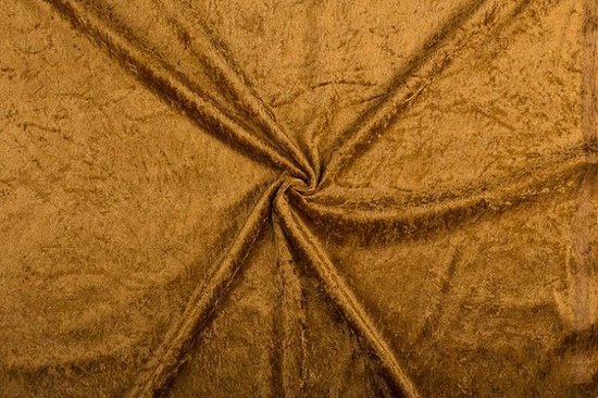 Tissu velours Panne - Marron clair - 10 mètres
