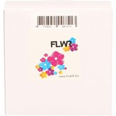 FLWR - Labelprinterrol / DK-11204 / Wit - geschikt voor Brother