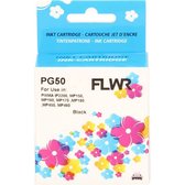 FLWR - Inktcartridge / PG-50 / Zwart  - Geschikt voor Canon