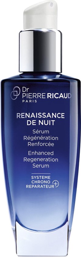 Dr. Pierre Ricaud - Anti-Aging-Serum met onmiddellijke werking - RENAISSANCE DE NUIT - Regenererend nachtserum voor het gezicht - Zichtbaar gladdere huid - Anti-Wrinkle Night Care Serum voor - 30 ml flesje