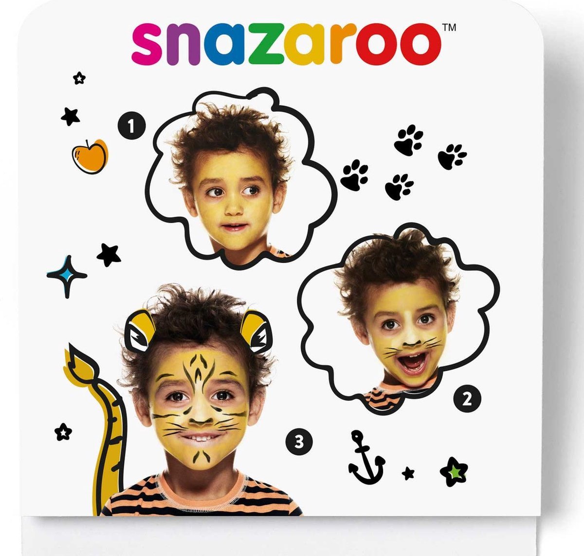 Snazaroo Schmink set Rainbow met 20 voorbeelden — afbeelding 4