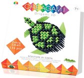 Creagami XS: SCHILDPAD Origami 3D H12cm, 134-delig, doos 21x21x3cm. Made in  Italy, 7+