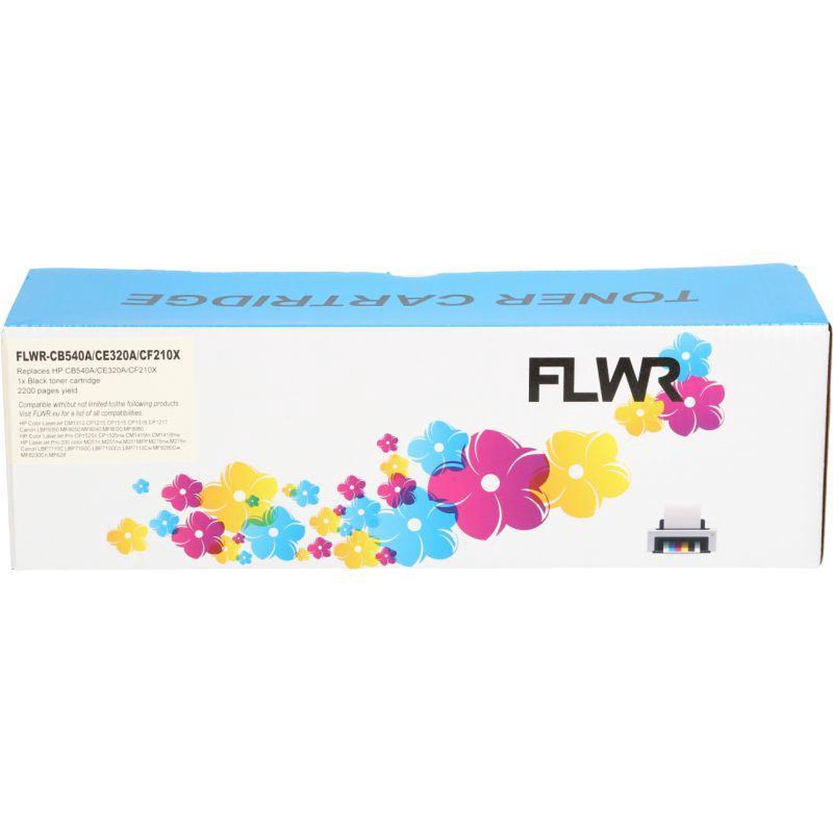 FLWR - Toner / 125A / Zwart - Geschikt voor HP