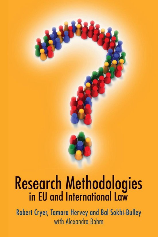 Research Methodologies in EU and International Law - cover