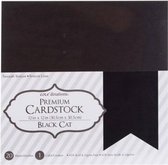 Darice -Core´dinations smooth 30,5x30,5cm 20 vel black cat