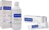 Vitis Whitening Tandpasta + Mondwater 1 pakket