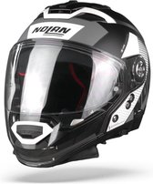 Nolan N70-2 GT Celeres 30 Flat Black White Silver Integraalhelm - Motorhelm - Maat S