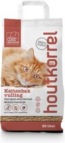 Dierspecialist Houtkorrel - Kattenbakvulling - 20 l