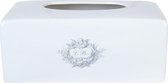 Clayre & Eef -Tissuebox - tissue houder - Keramiek -  23x13x9 cm