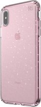 Speck Presidio Clear + Glitter Apple iPhone XS Max Bella Pink Gold